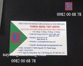 TRUNG TÂM DV BẢO HÀNH SỬA CHỮA XÂY DỰNG CÁC CÔNG TRÌNH